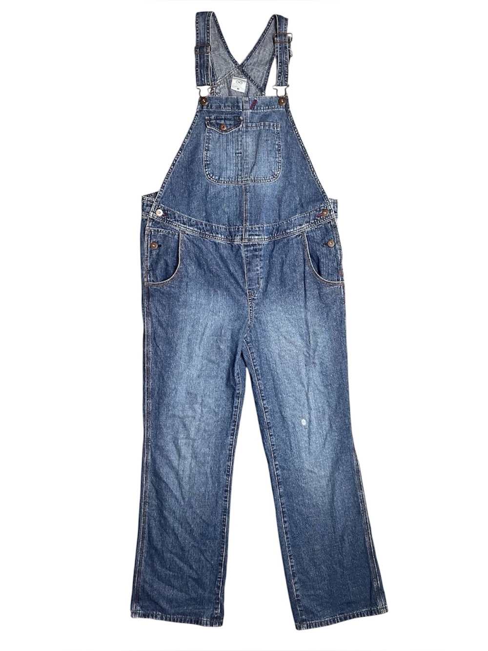Infinity Maternity denim Jean overalls dungarees S